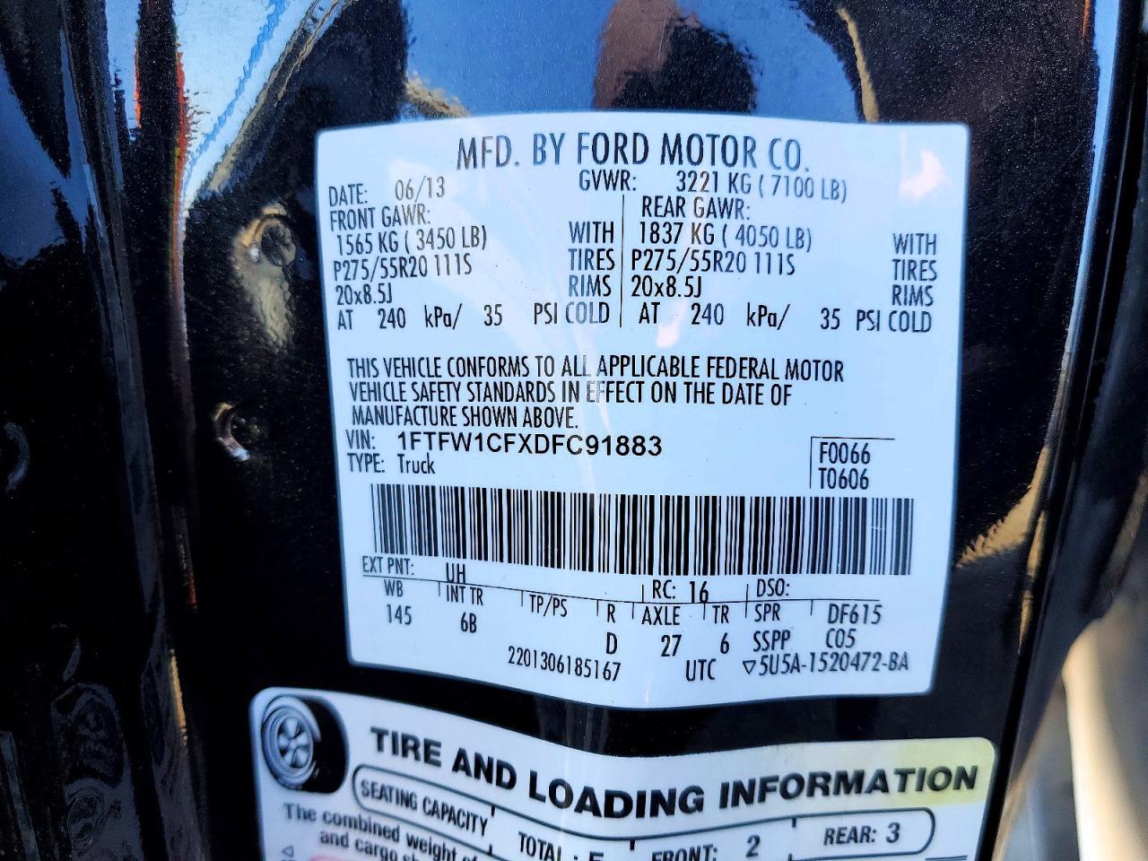 2013 FORD F-150