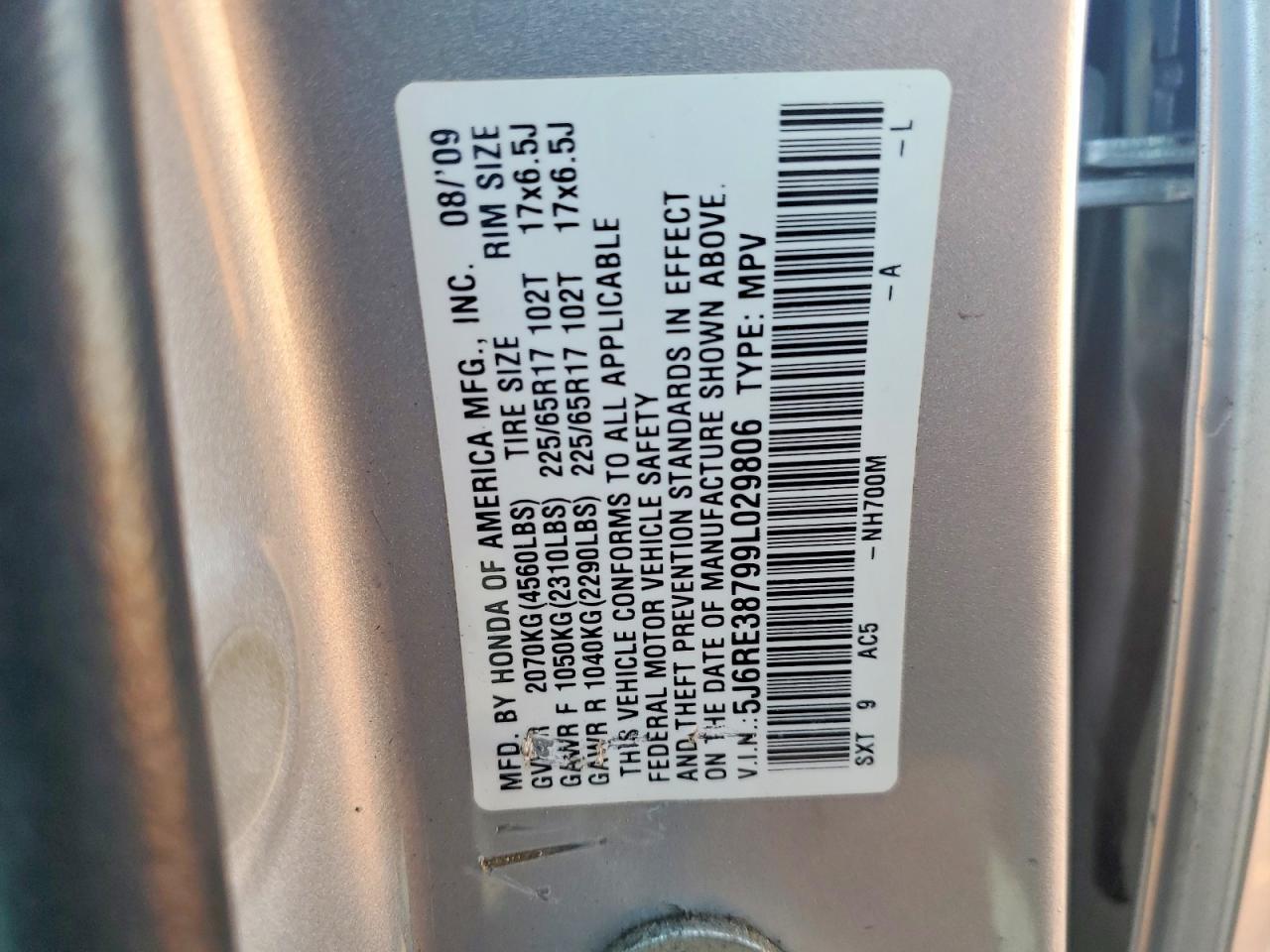 2009 HONDA CR-V