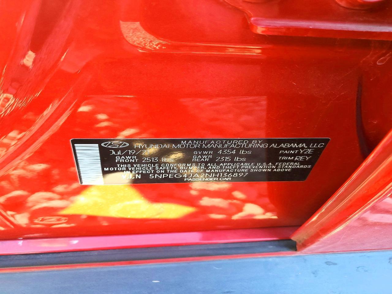 2022 HYUNDAI SONATA