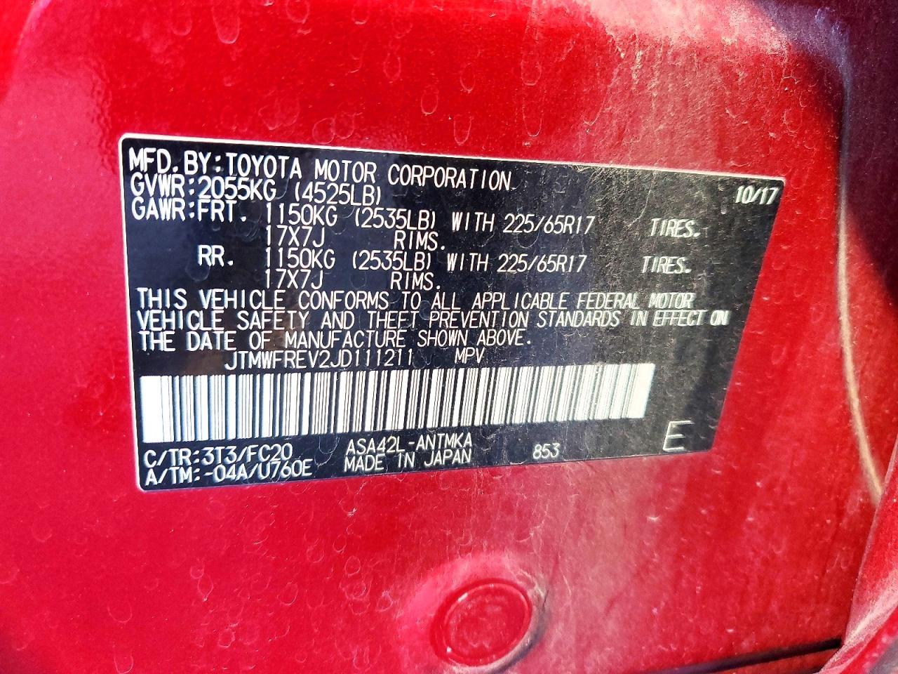 2018 TOYOTA RAV4