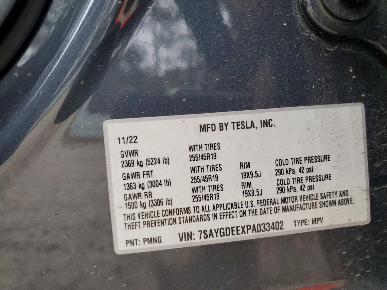 2023 TESLA MODEL Y