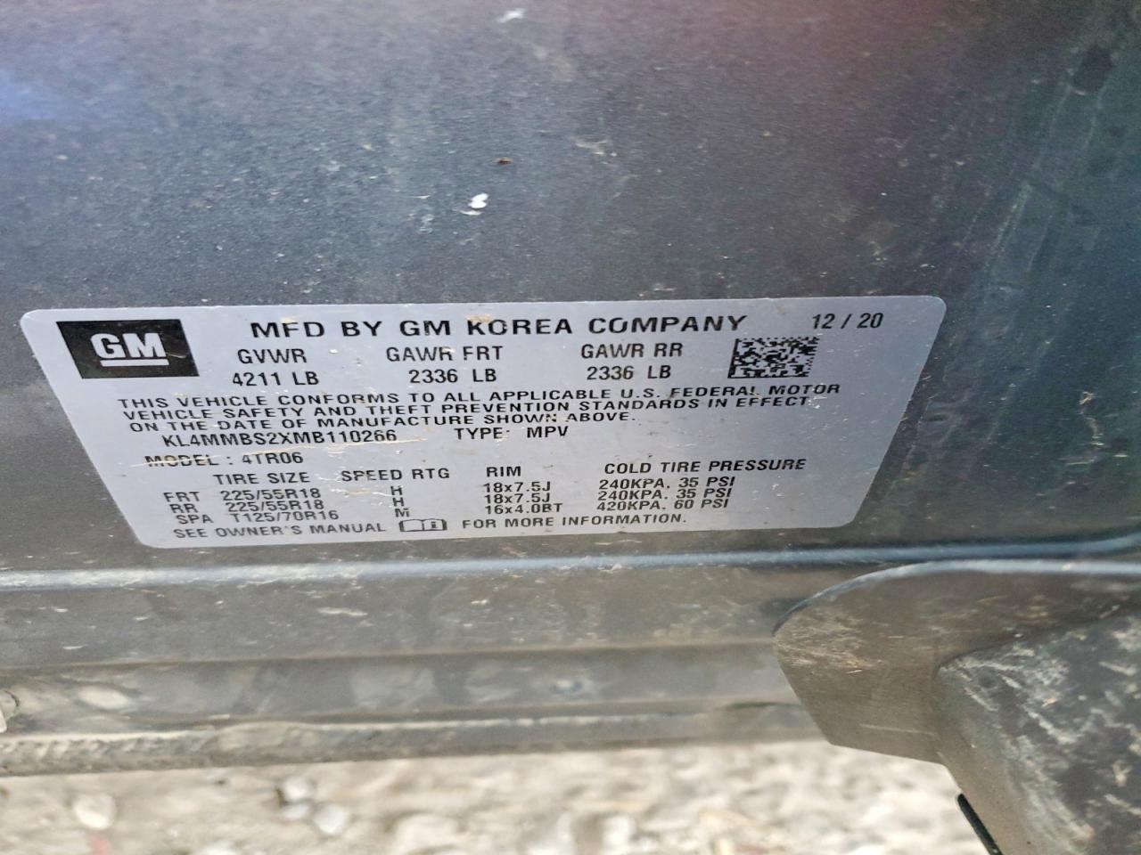 2021 BUICK Encore GX