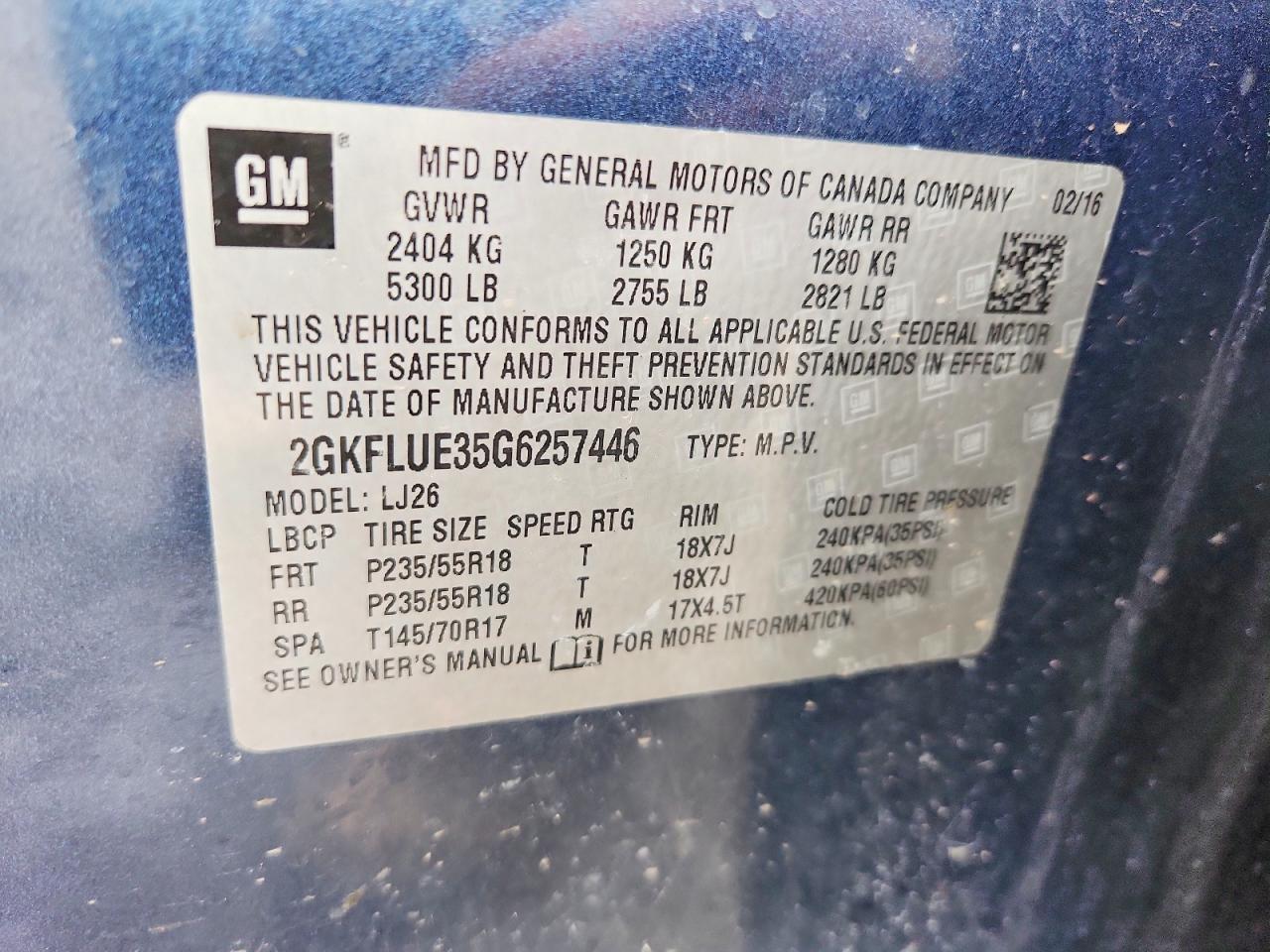 2016 GMC Terrain