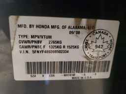 2009 HONDA PILOT