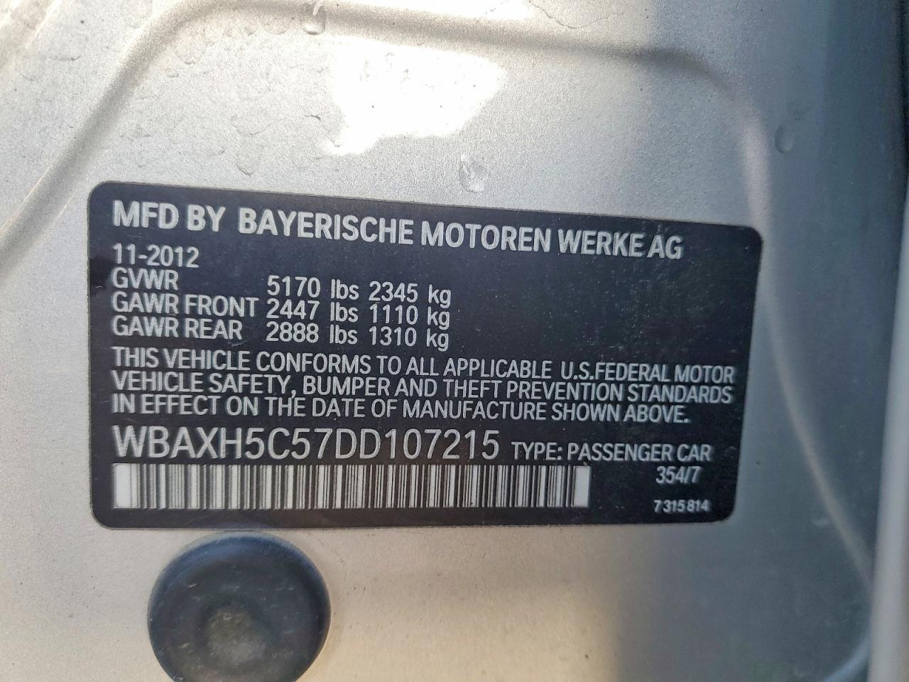 2013 BMW 5 series