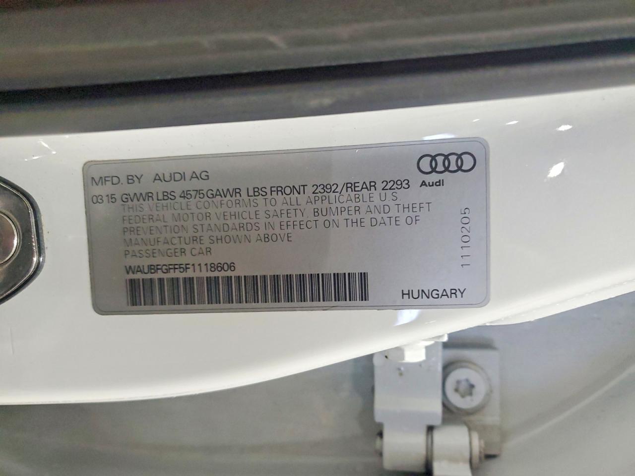2015 AUDI A3