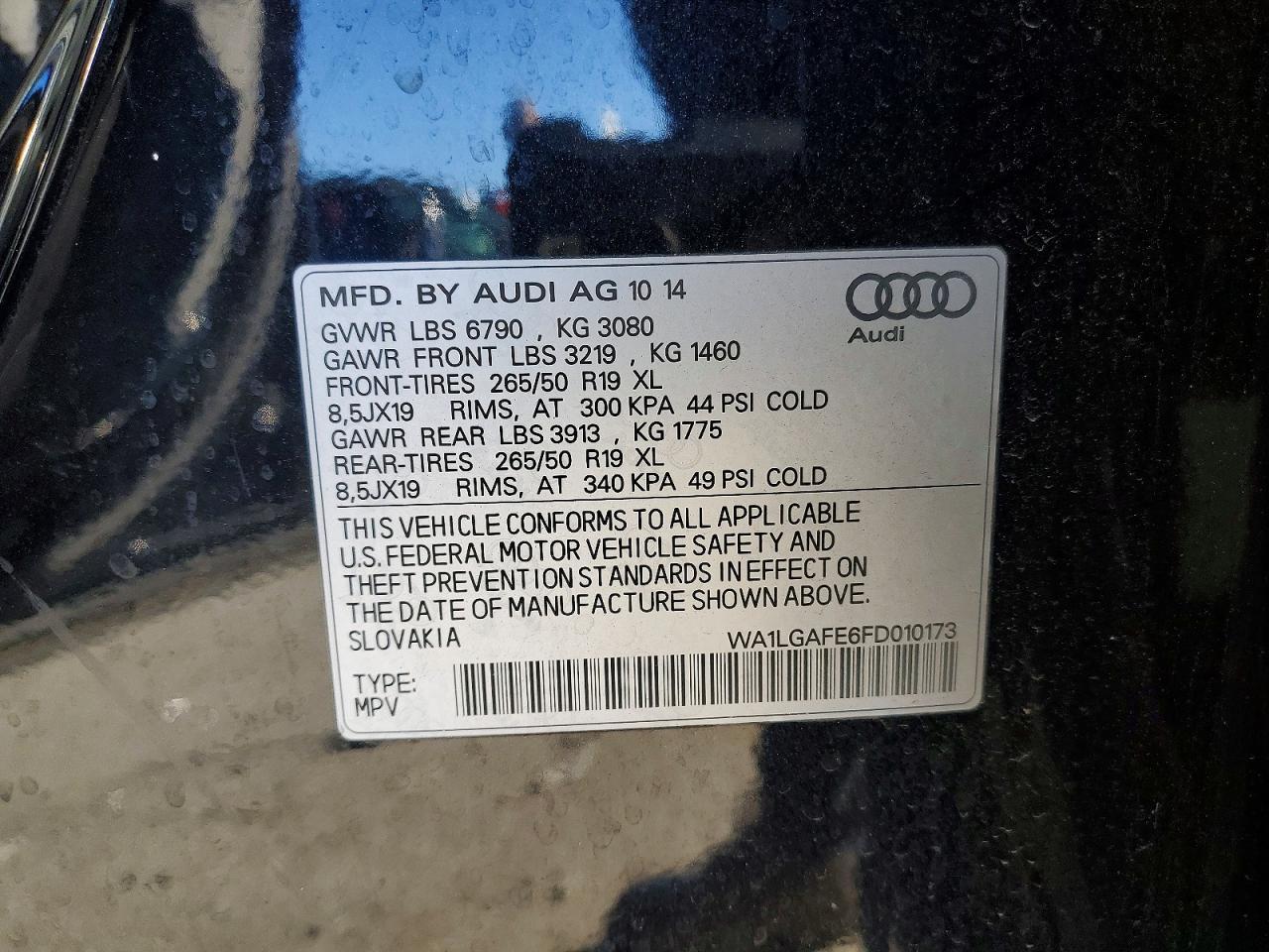 2015 AUDI Q7