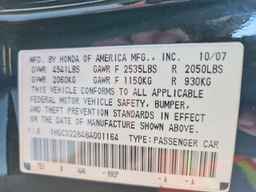 2008 HONDA ACCORD