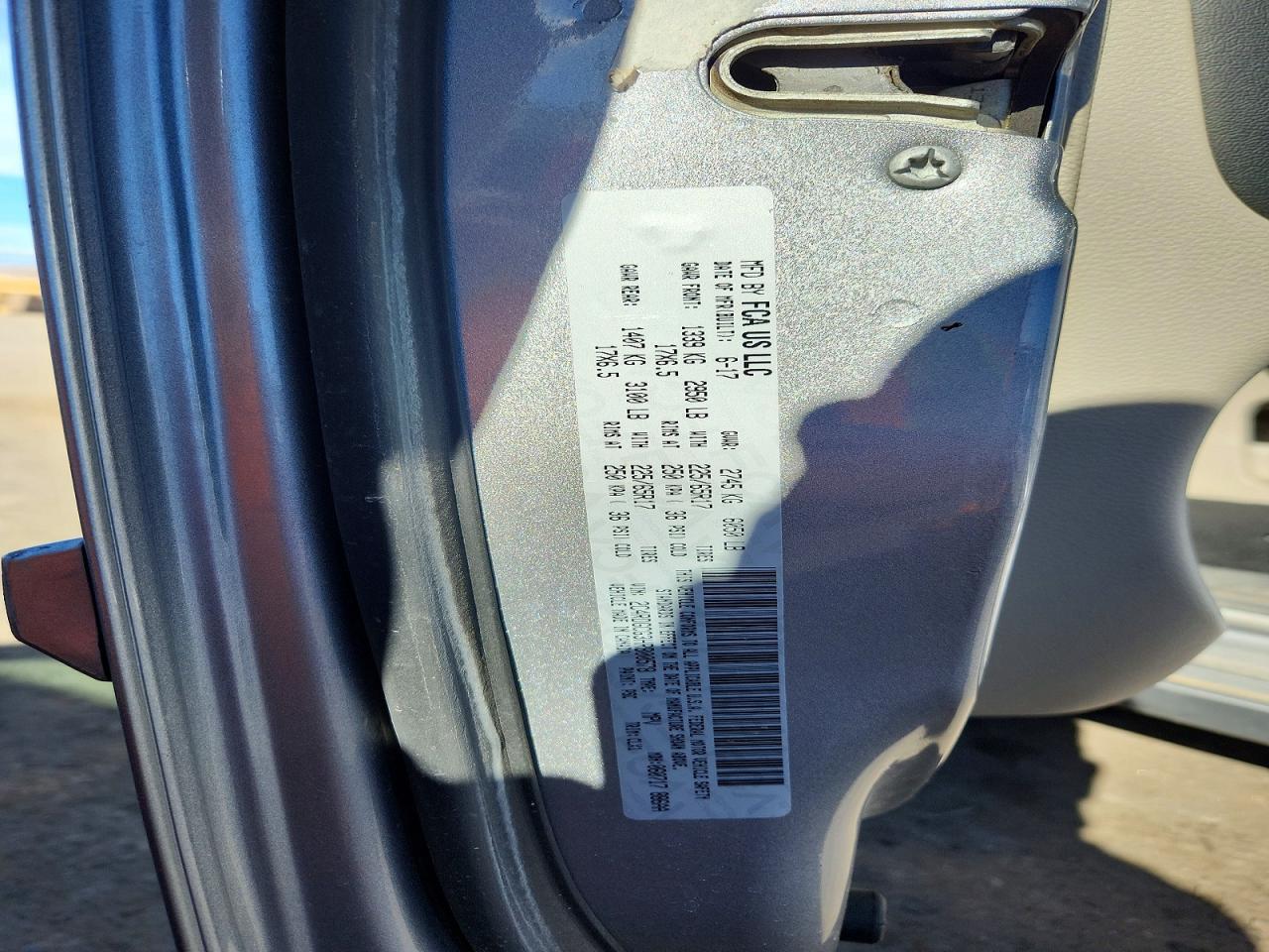 2017 DODGE GRAND CARAVAN