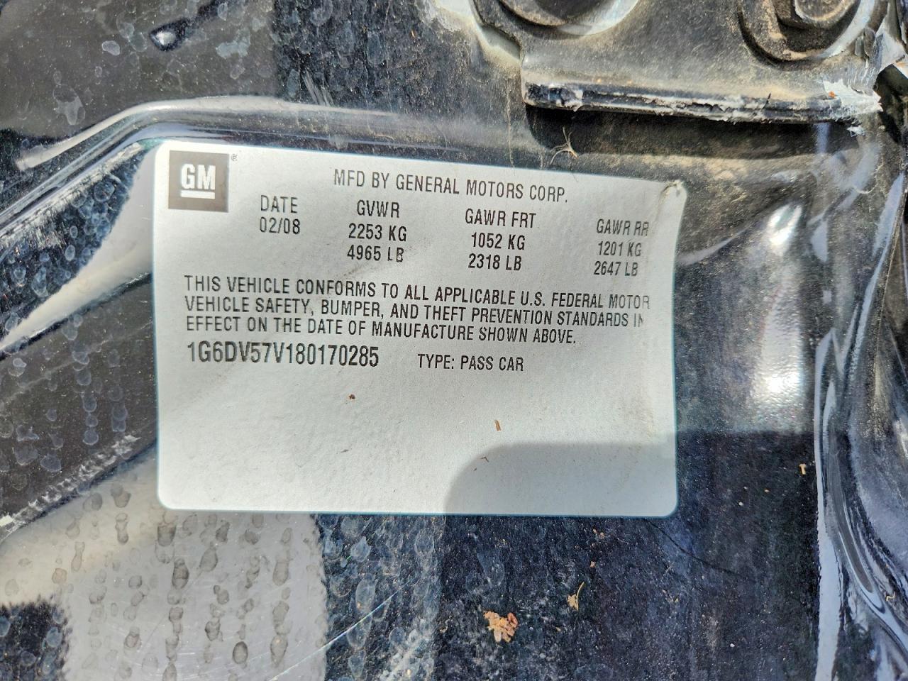 2008 CADILLAC CTS