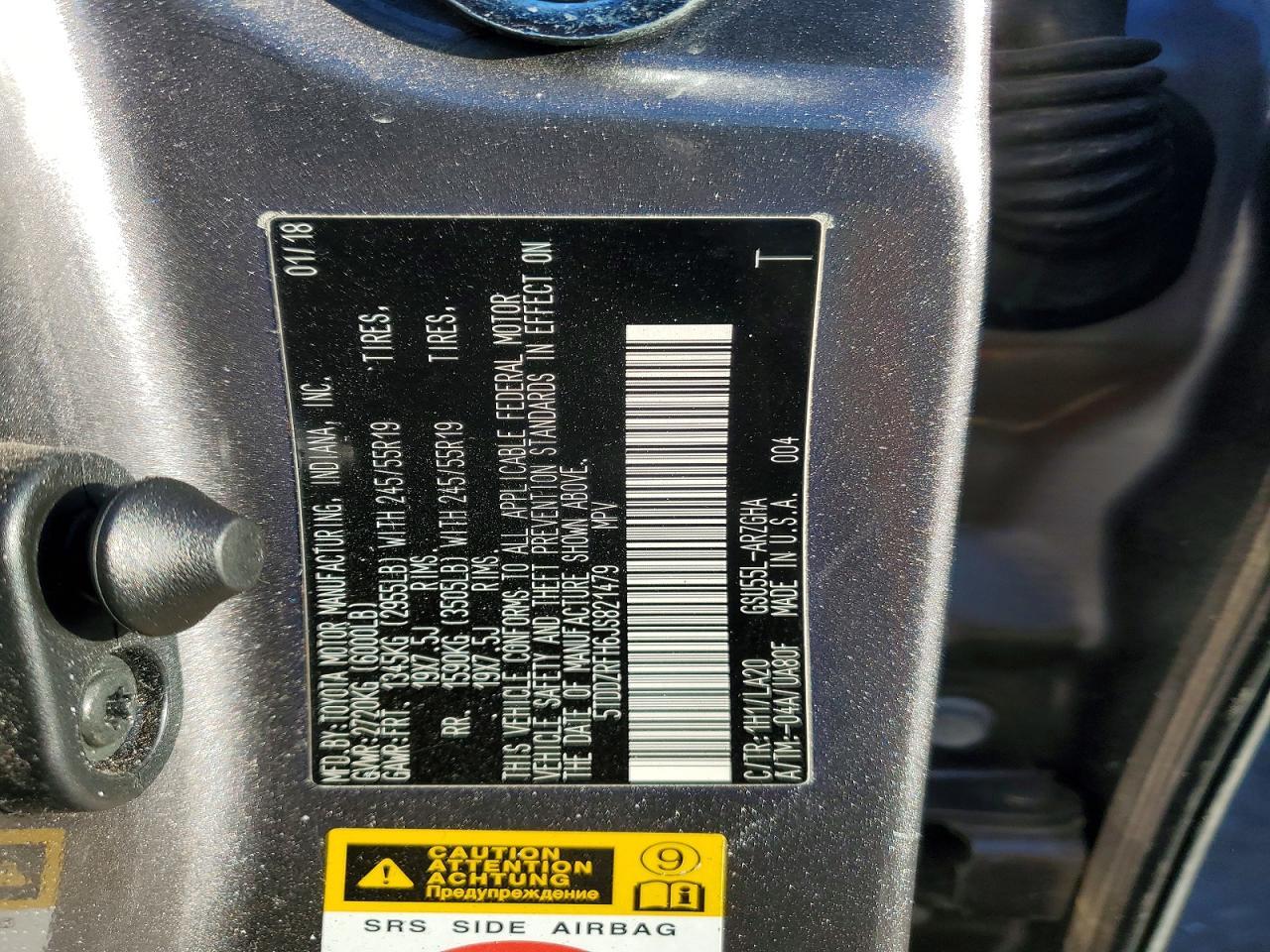 2018 TOYOTA HIGHLANDER