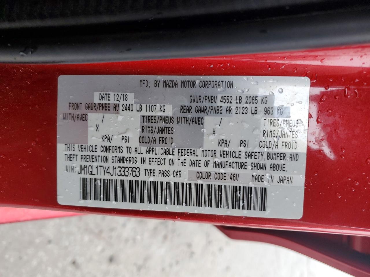 2018 MAZDA 6