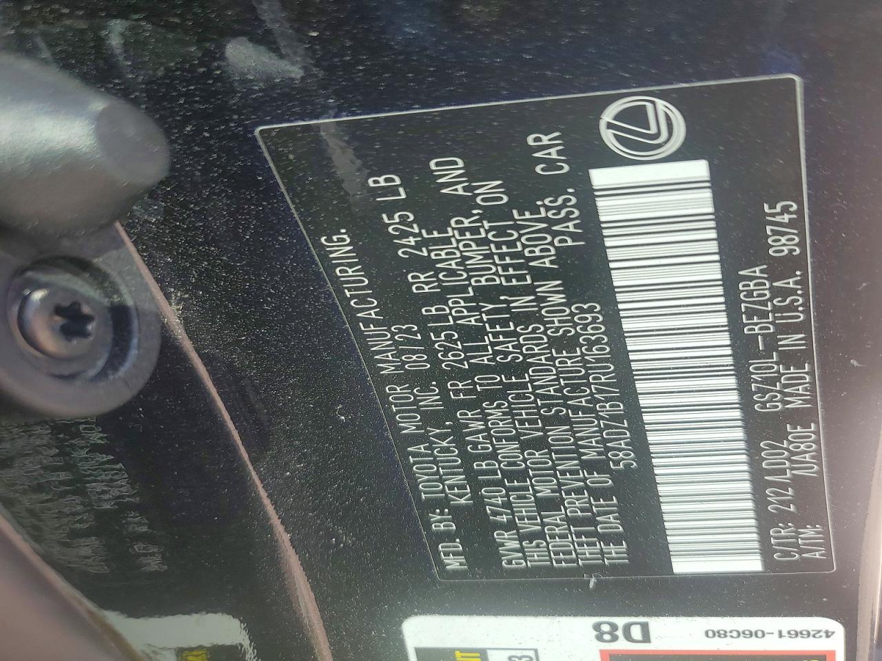 2024 LEXUS ES 350
