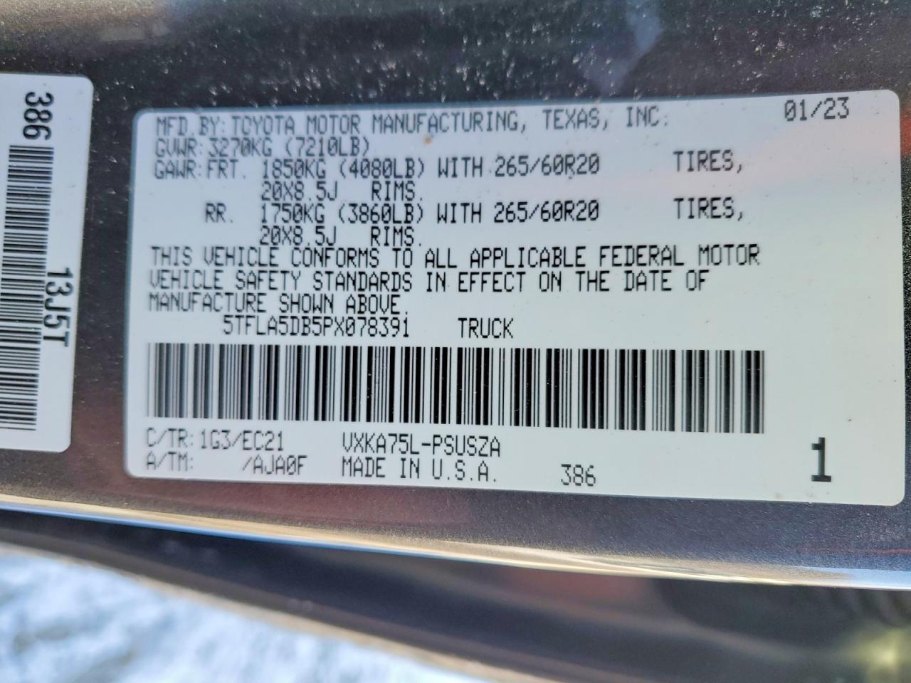 2023 TOYOTA TUNDRA