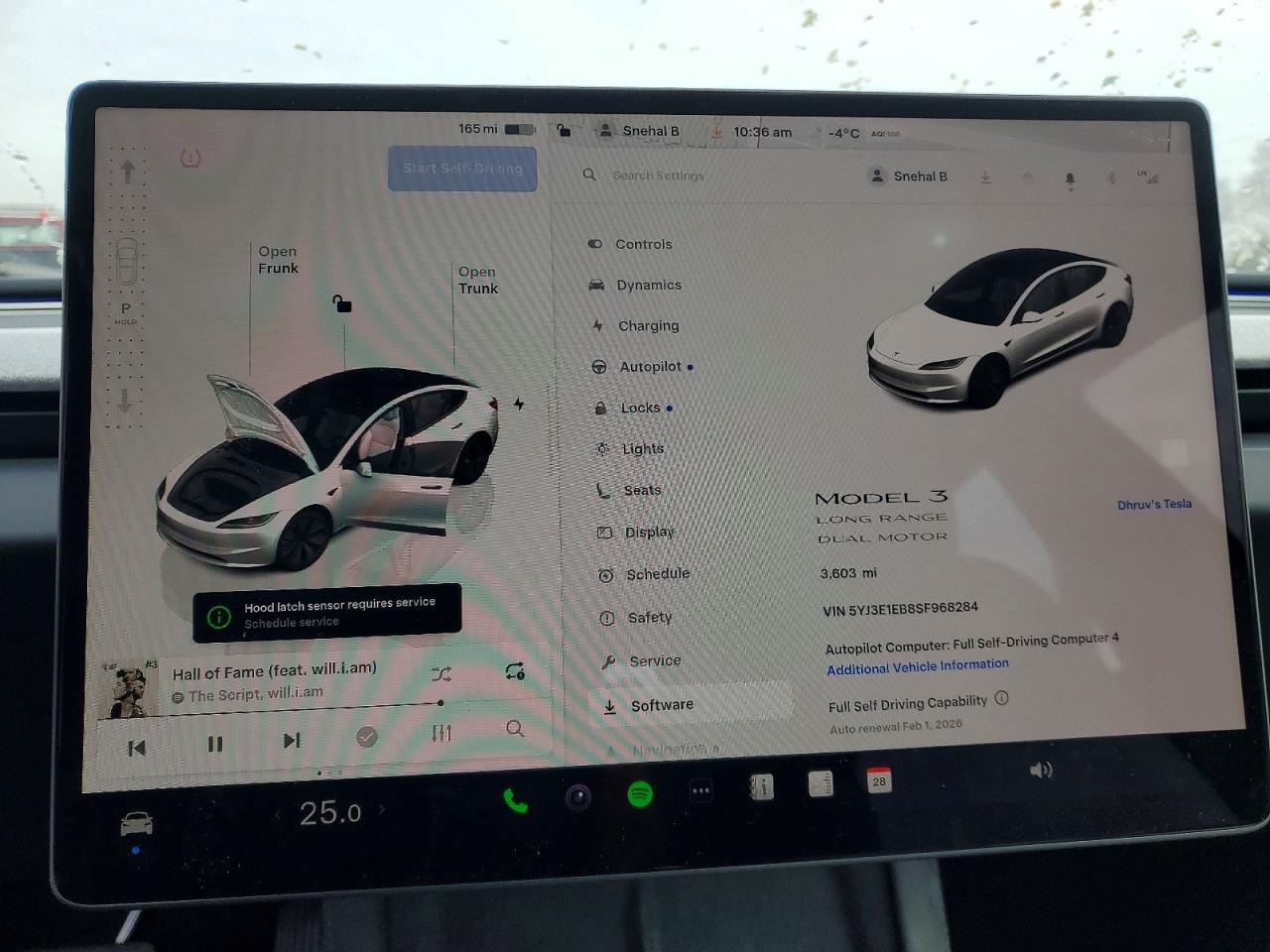 2025 TESLA MODEL 3