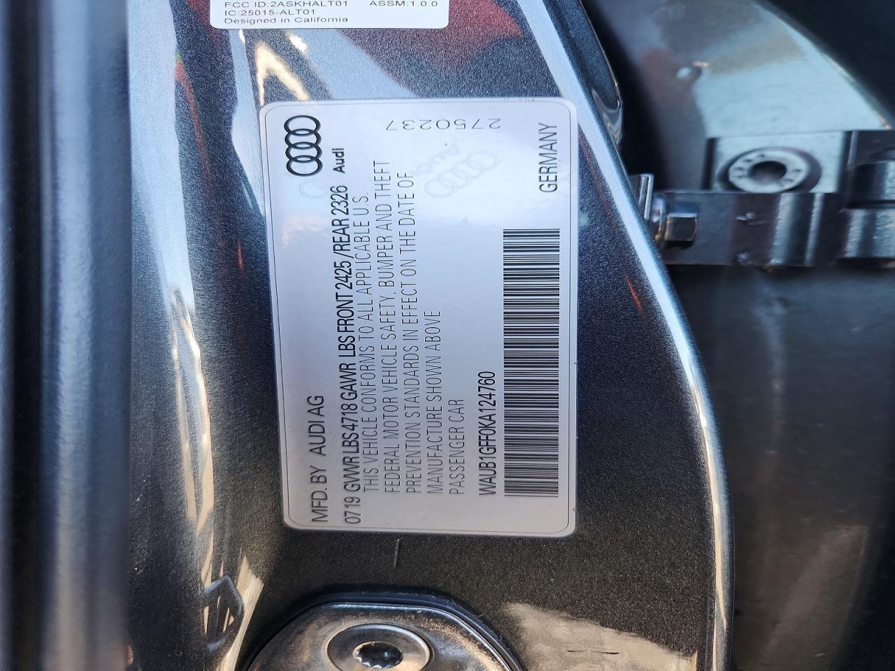 2019 AUDI S3