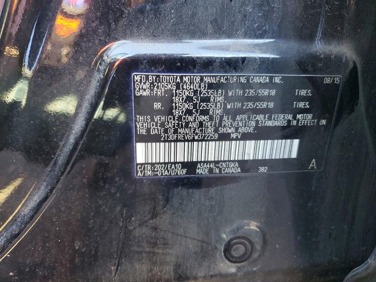 2015 TOYOTA RAV4