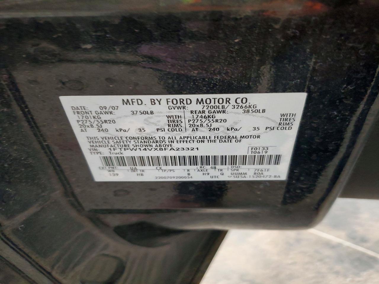 2008 FORD F-150