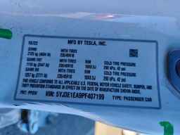 2023 TESLA MODEL 3