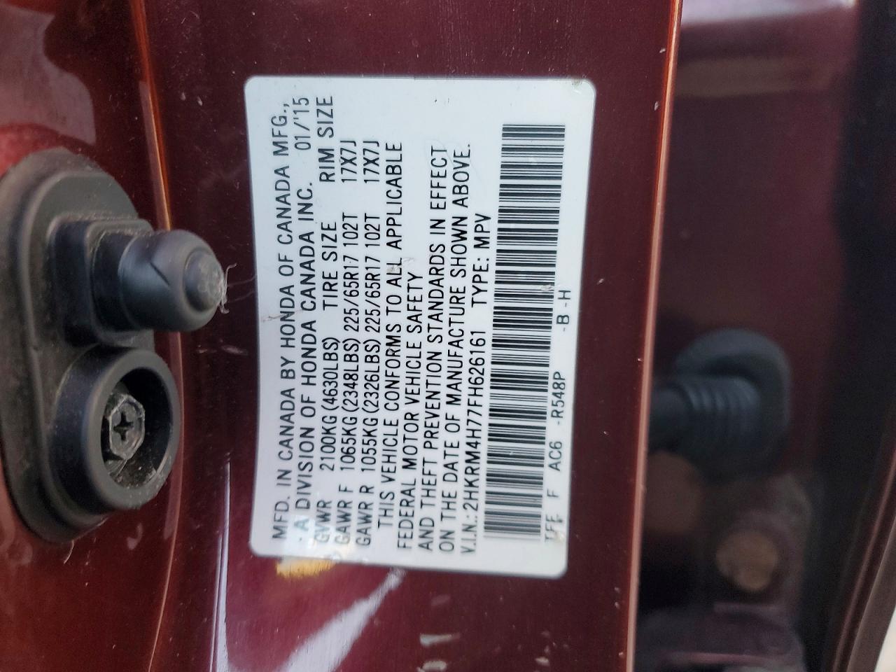 2015 HONDA CR-V