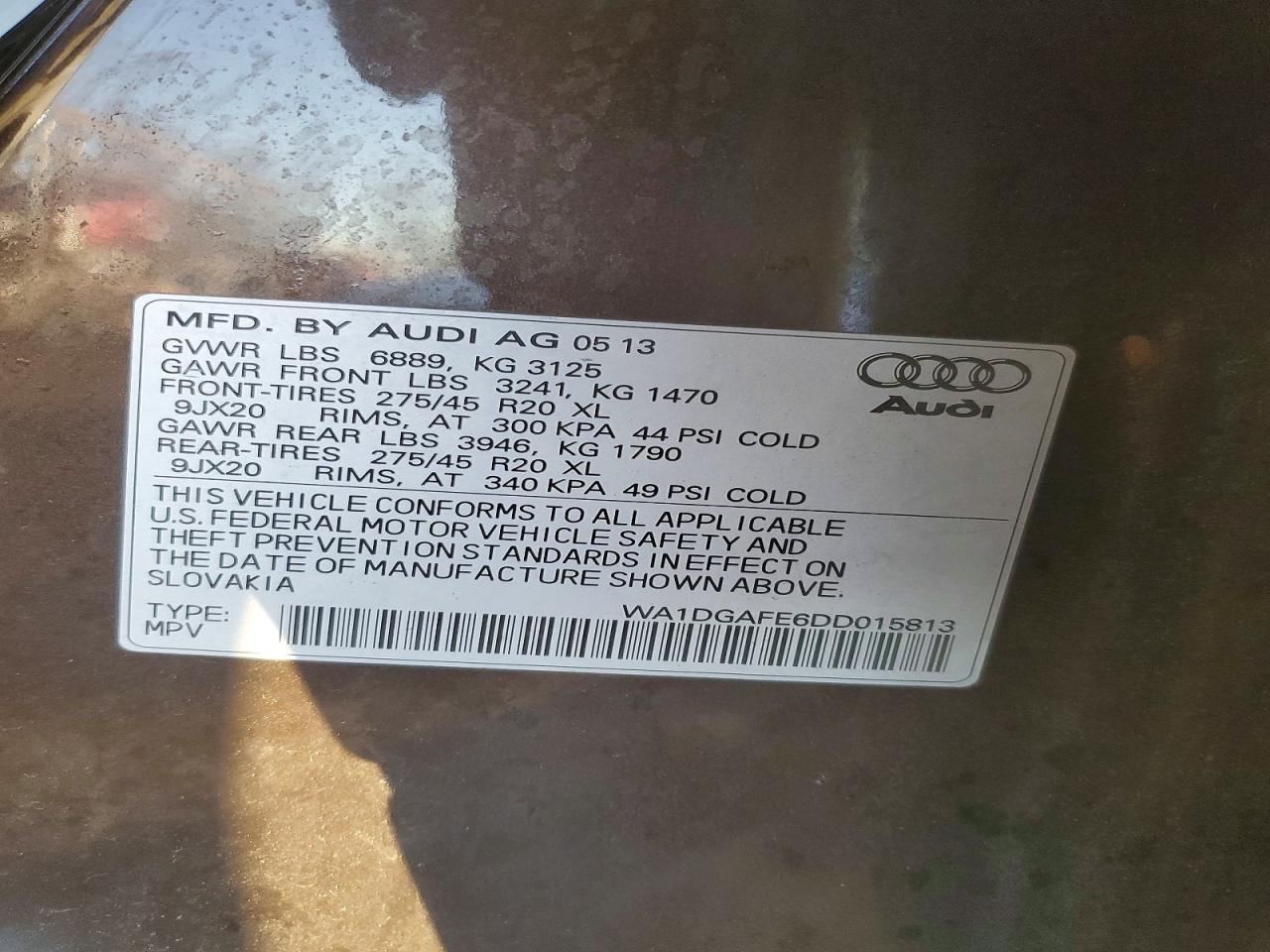 2013 AUDI Q7