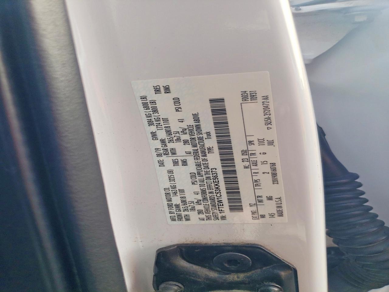 2019 FORD F-150