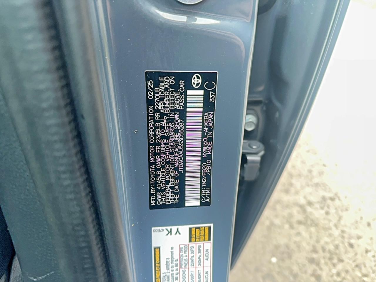 2025 TOYOTA PRIUS