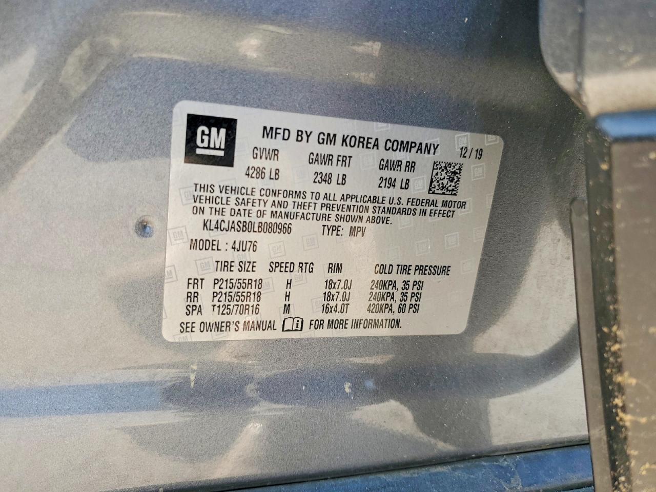 2020 BUICK ENCORE