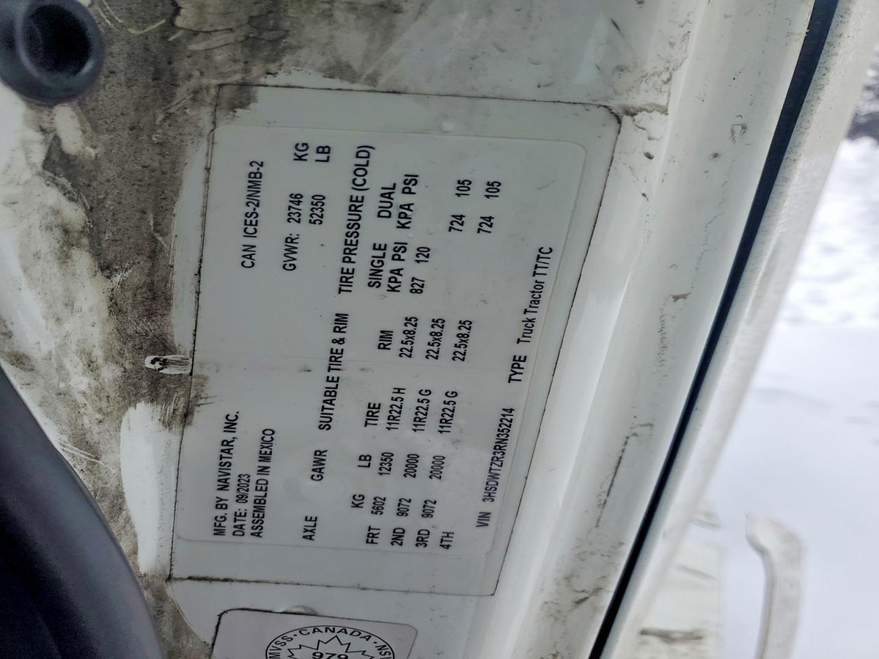 2024 INTERNATIONAL Rh613