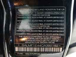 2012 LAND ROVER RANGE ROVER