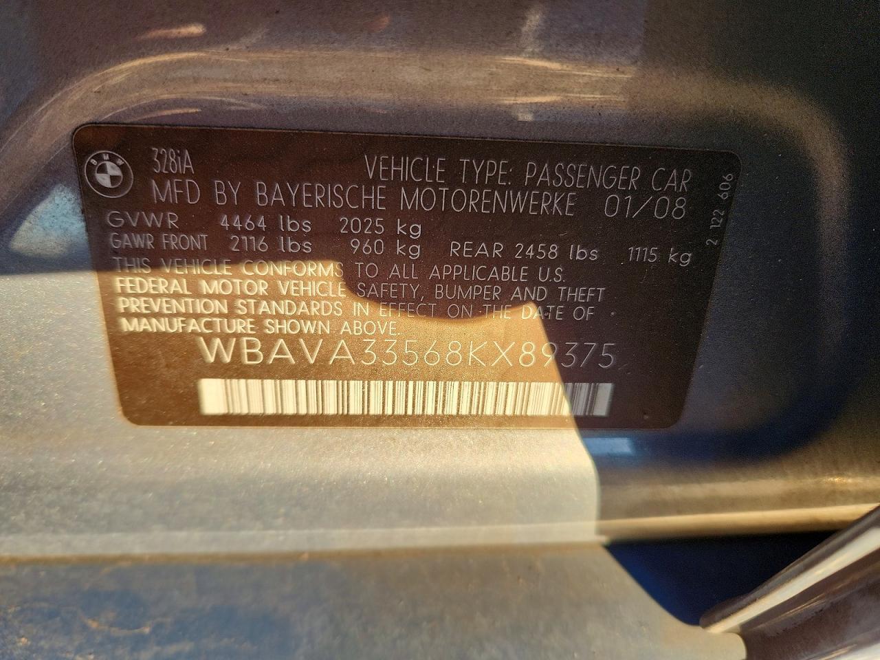 2008 BMW 3 SERIES