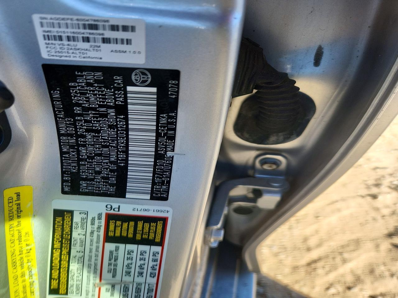 2014 TOYOTA CAMRY