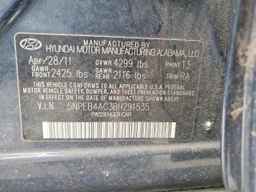 2011 HYUNDAI SONATA