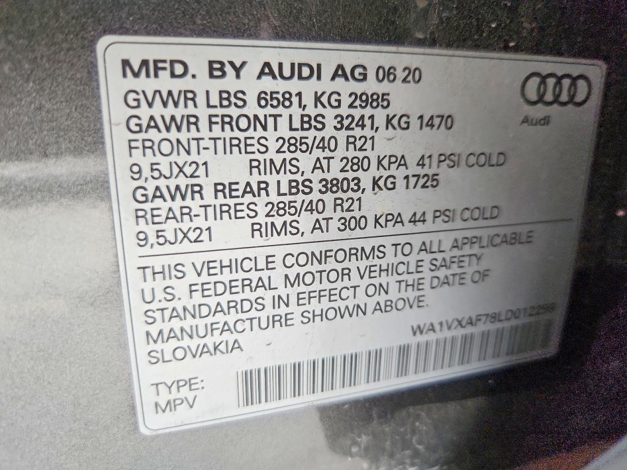 2020 AUDI Q7