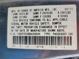 2011 HONDA ACCORD