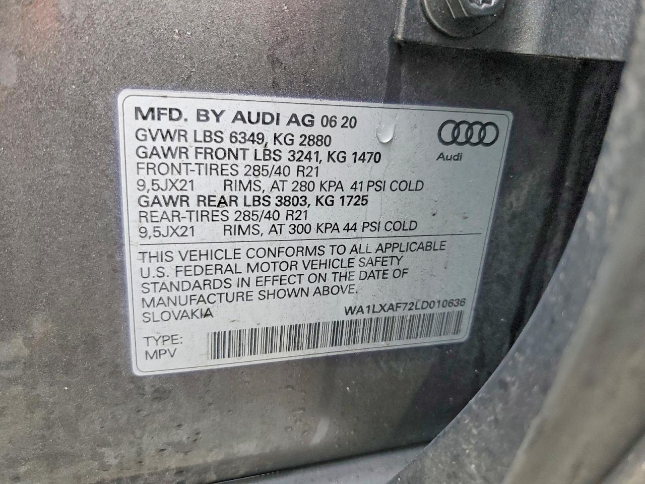 2020 AUDI Q7