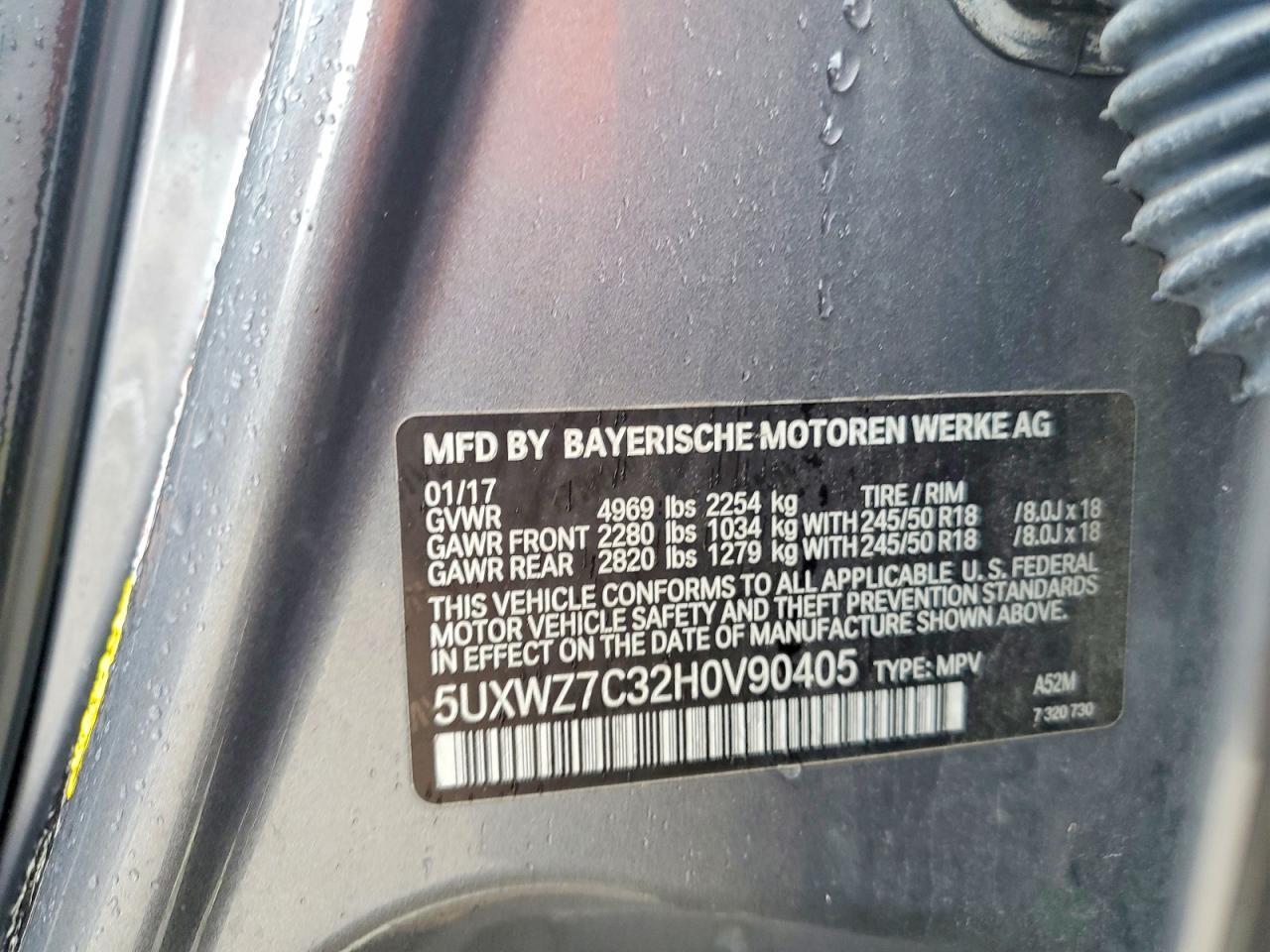 2017 BMW X3