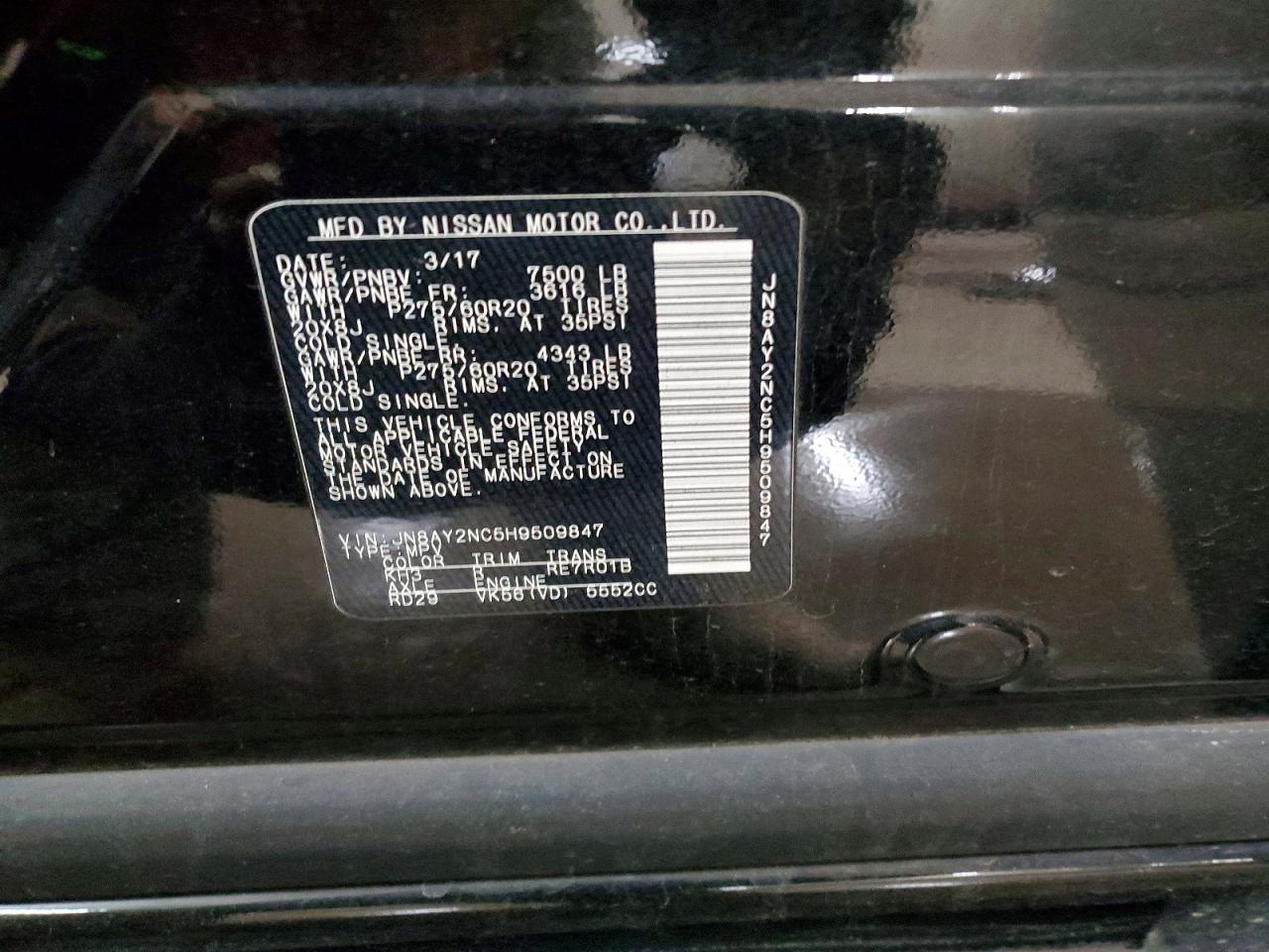 2017 NISSAN Armada
