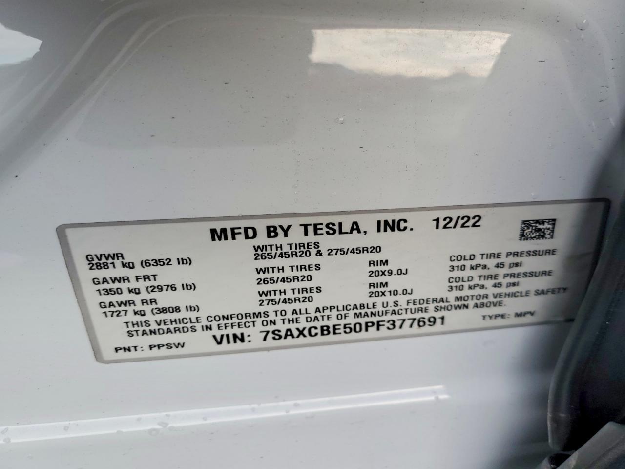 2023 TESLA MODEL X