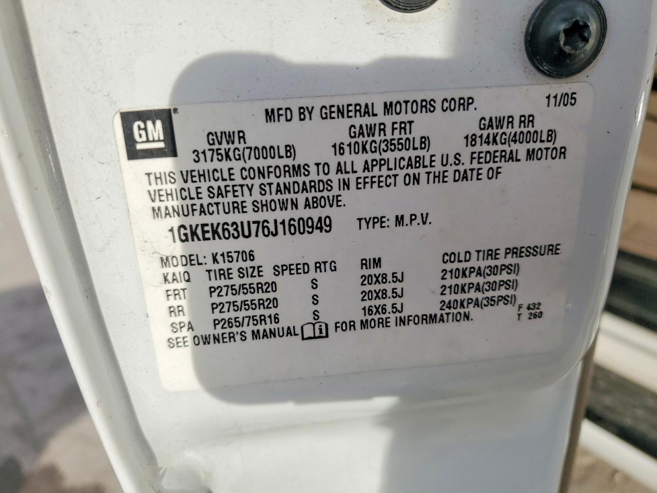 2006 GMC Yukon