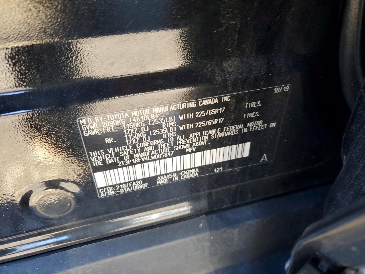 2020 TOYOTA RAV4