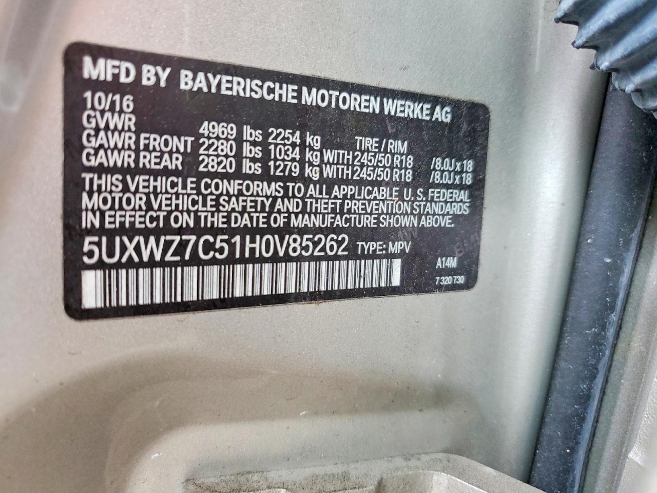 2017 BMW X3