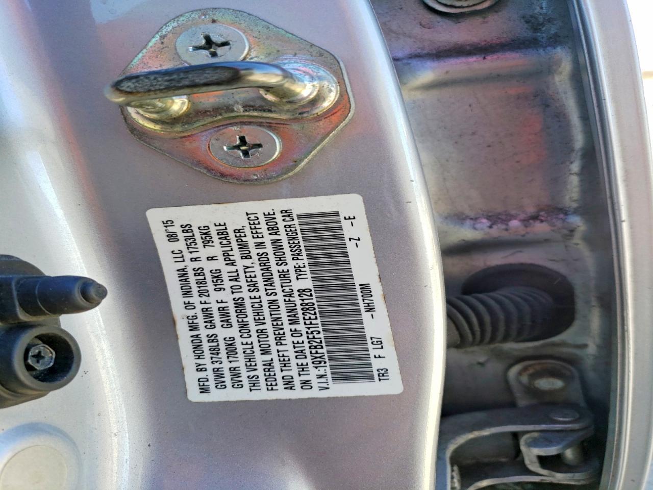 2015 HONDA CIVIC
