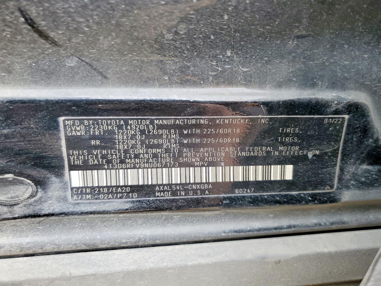 2022 TOYOTA RAV4