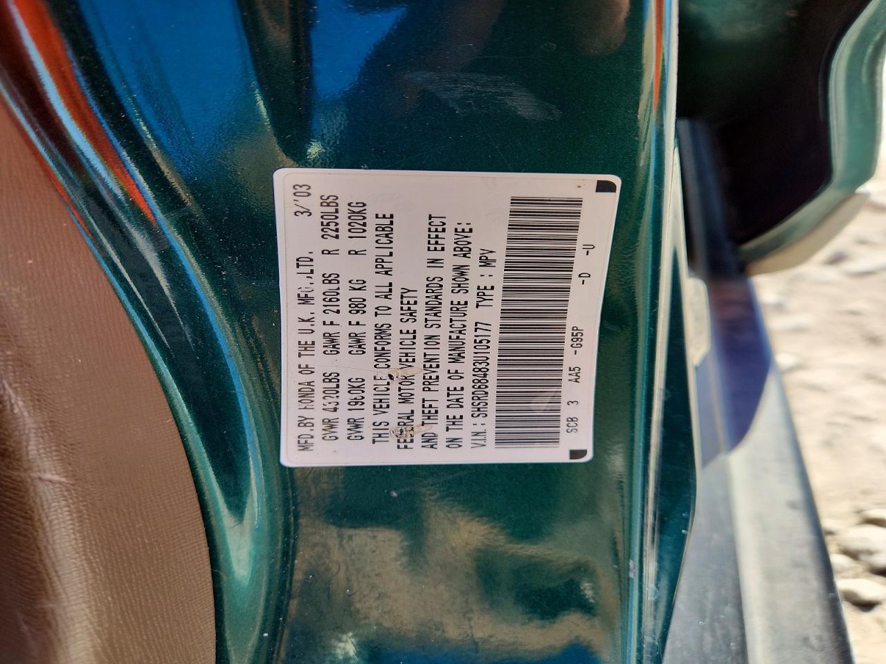 2003 HONDA CR-V