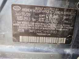 2010 HYUNDAI SONATA