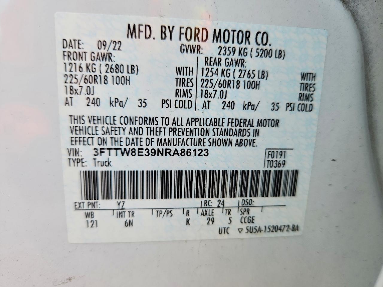2022 FORD Maverick