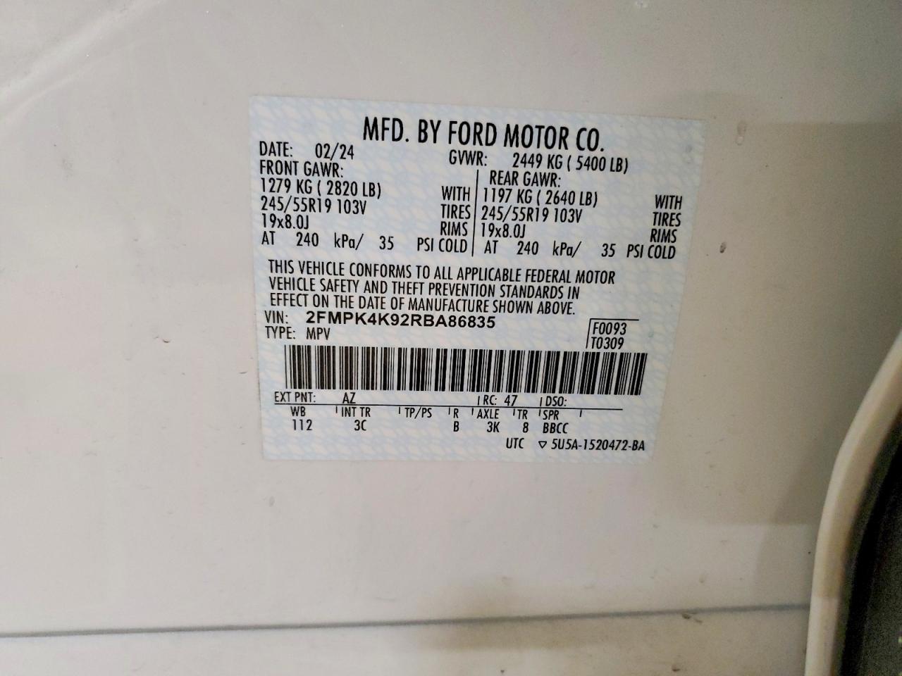 2024 FORD EDGE