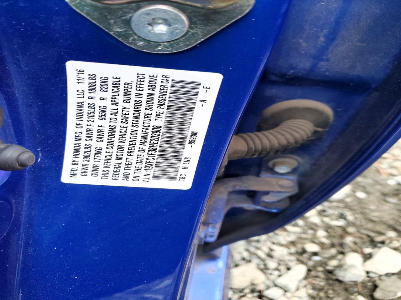 2017 HONDA CIVIC