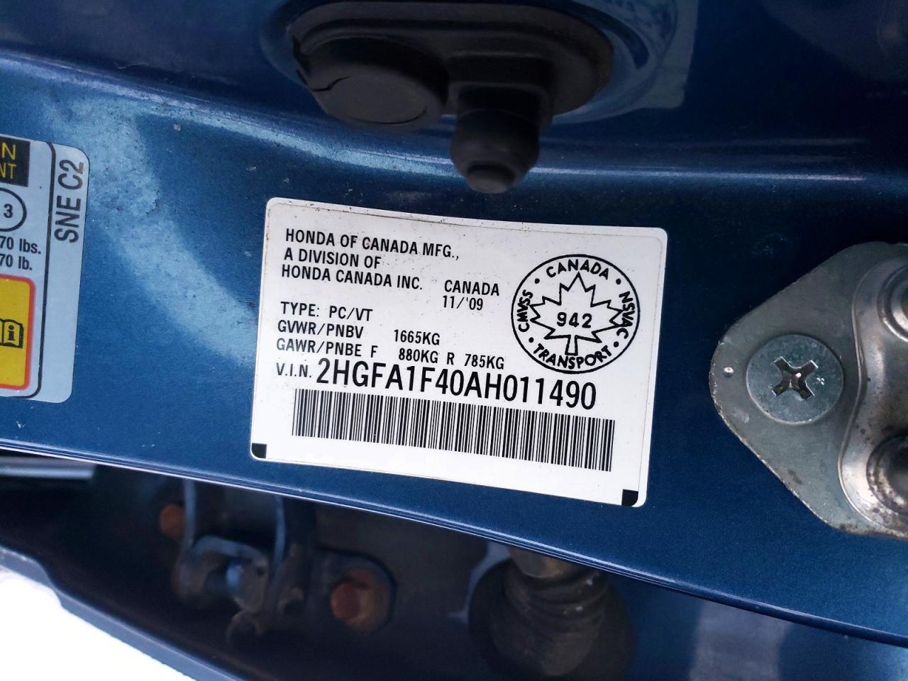 2010 HONDA CIVIC